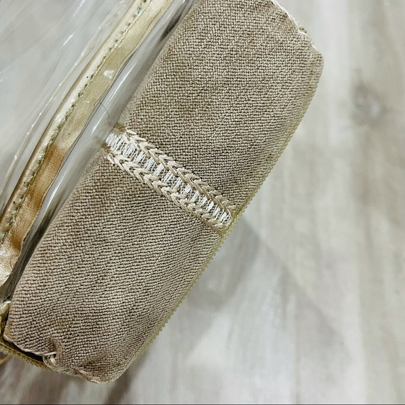 Rose Tree Laurenza Euro Sham Beige w/ Cream Embroidered Stripes 26 x 26" NIP NEW - Picture 6 of 9